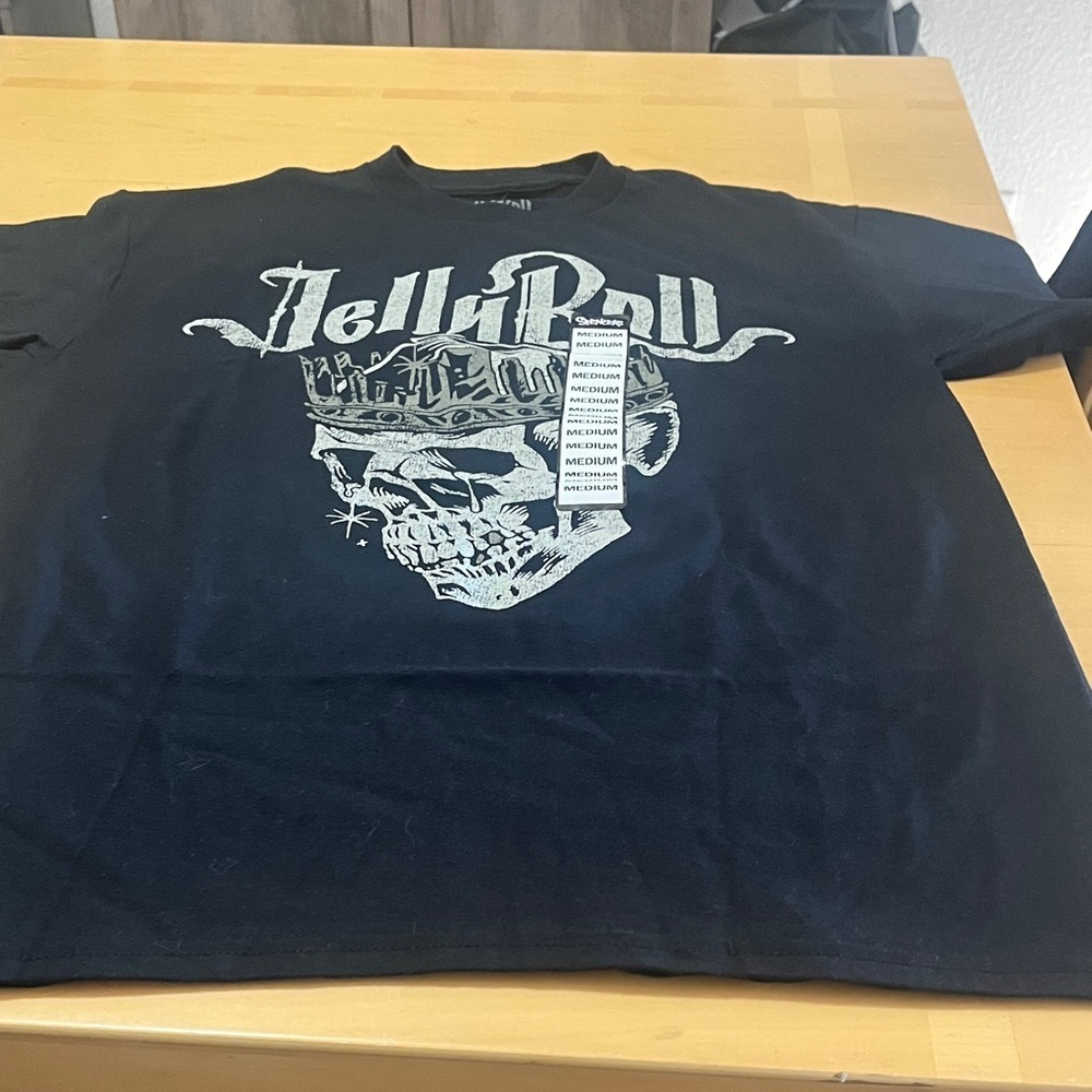 NWT Jellyroll Black Graphic T-Shirt